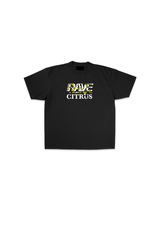 Rave Citrus Tee Black