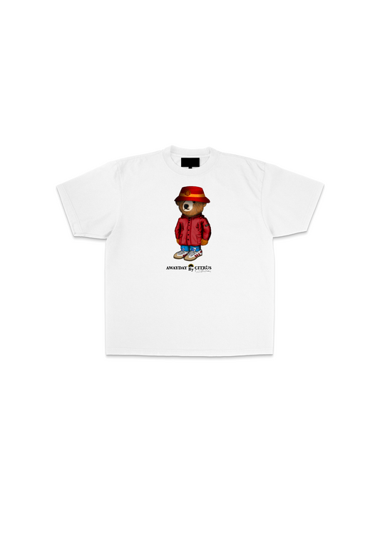 Manchester Red Awayday Citrus Tee White