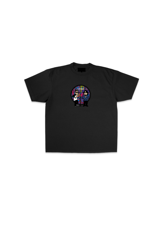 Happy Mondays Citrus Tee Black