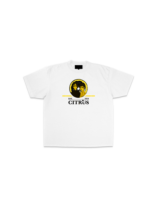 The Band Citrus Tee White