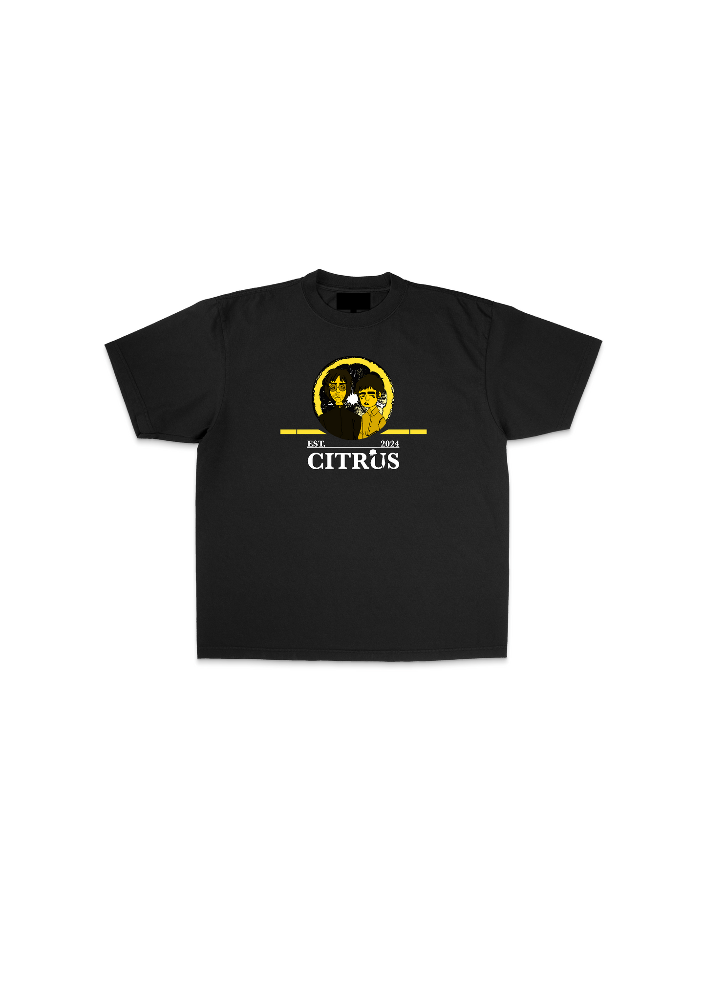 The Band Citrus Tee Black