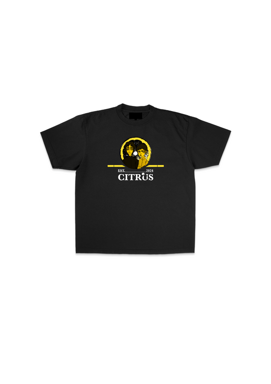 The Band Citrus Tee Black