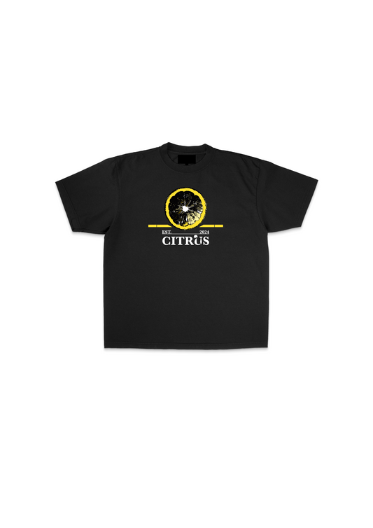 Classic Citrus Tee Black